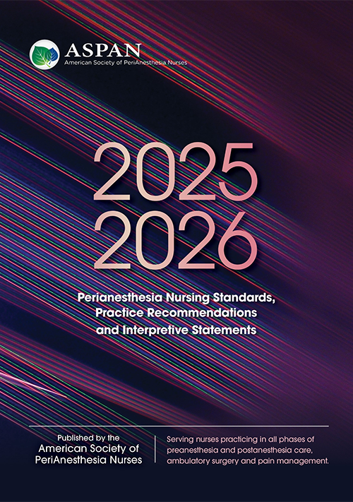 cover perianesthesia nursing standards practice 2025